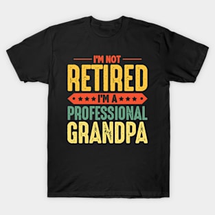 Fathers Day Retired Grandpa T-Shirt